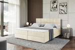 Boxspringbett ARDENI Ecru - Breite: 140 cm - H4