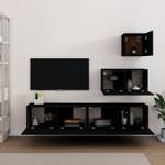 TV-Schrank 4er Set D767 Schwarz