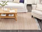 Tapis tressé MALHIA Beige - 160 x 160 x 230 cm