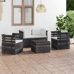 Garten-Lounge-Set (5-teilig) 3005334 Creme