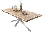 Tischplatte 56645 Braun - Massivholz - Holzart/Dekor - 240 x 6 x 100 cm