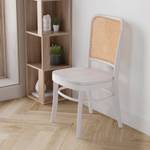 Pack de 2 chaises Vesta, Bois Massif Blanc - Bois manufacturé - Bois massif - 51 x 88 x 45 cm
