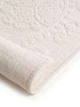 Tapis de Bain Kaya Blanc - Fibres naturelles - 60 x 1 x 100 cm