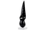 Sculpture moderne Wind in Your Sails Noir - Pierre artificielle - Matière plastique - 56 x 15 x 15 cm