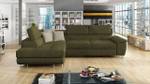 Ecksofa Cotere Khaki - Ecke davorstehend links