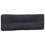 Coussin de palette (lot de 2) 3005164-5 Noir - Textile - 80 x 12 x 120 cm