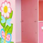 Kinder Bücherregal TD-13210B Pink - Massivholz - 30 x 80 x 91 cm
