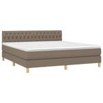 Boxspringbett 3017288-24 Taupe - Breite: 180 cm