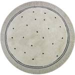 Tapis Anna Blanc - Fibres naturelles - 110 x 1 x 110 cm