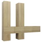 TV-Schrank 6er Set D690 Braun - Holzwerkstoff - 30 x 30 x 31 cm