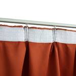 Rideau(lot de 2) 299470 Brun rouge - Hauteur : 225 cm