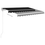 Auvent rétractable 3006542-1 Anthracite - 250 x 1 x 300 cm