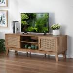 TV-Möbel PALMO Beige - Holzwerkstoff - 39 x 49 x 140 cm