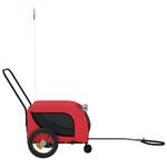 Remorque vélo pour chien 3028683-2 Noir - Rouge - 53 x 53 x 124 cm