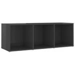 TV-Schrank 3009516 Hochglanz Grau - Breite: 107 cm