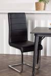 Essgruppe Tempe 47 (3-teilig) Schwarz - Massivholz - 80 x 75 x 80 cm