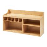 Organisateur d'outils mural Gjemnes Beige - Bambou - 86 x 45 x 25 cm