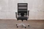 Chaise de bureau TORO noir Noir - Textile - 48 x 96 x 48 cm