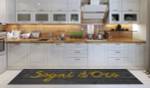 Küchenläufer Gold - Textil - 52 x 1 x 180 cm