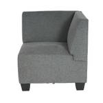 Modular 3-Sitzer Sofa Couch Moncalieri Grau