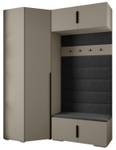 Garderobe Inova 1 Z21 Schwarz - Grau