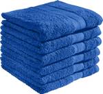 Handtuch 6er-Pack 166393 Blaugrau - Tiefe: 80 cm