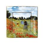 Schale Claude Monet  Mohnfeld Porzellan - 12 x 2 x 12 cm