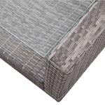 Ensemble de canapés (lot de 4) 3012362-2 Gris - Métal - Rotin - 50 x 35 x 85 cm