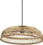 Pendelleuchte Denise Beige - Rattan - 46 x 30 x 46 cm