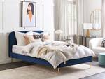 Doppelbett FLAYAT Blau - Gold - Marineblau - Breite: 173 cm