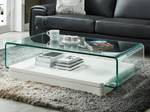 Table basse GLOSSIE Blanc - Verre - 70 x 33 x 120 cm