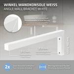 Wandkonsole 2er Wei脽 450x150mm Set