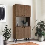 Armoire polyvalente Nes Marron - Bois manufacturé - 60 x 135 x 32 cm