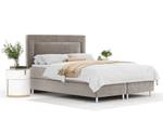 Boxspringbett Laguno Taupe - Breite: 200 cm