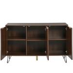 Buffet TV Aphrodite Ⅴ Marron - Bois manufacturé - Métal - 38 x 77 x 120 cm