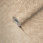 Vliestapete Geometrisch Grafisch Beige - Gold