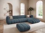 modulares Ecksofa HARRY 5 Sitzplätze Pastellblau