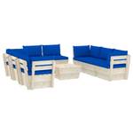 Garten-Lounge-Set (9-teilig) 3016490-22 Blau