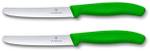 Tomatenmesser Swiss Classic 2er Set Grün - Naturfaser - 3 x 2 x 1 cm