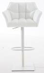 Tabouret de bar Damaso Lot de 2 Blanc - Blanc