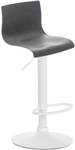 Tabouret de bar Hover Gris - Blanc