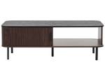 Table basse JOSE Noir - Marron - Bois manufacturé - 120 x 41 x 60 cm