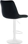 Tabouret de bar Toni Lot de 2 Noir