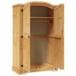 Kleiderschrank DE613 Braun - Massivholz - 52 x 170 x 101 cm