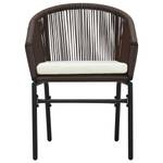 Bistro-Set-k10 ( 3-tlg ) Braun