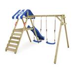 Kinderschaukel Smart Ace Blau - Massivholz - 390 x 250 x 313 cm