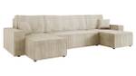 Ecksofa Karl U Cord Beige