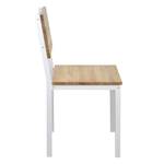 Lot de 2 chaises industriel-vintage Blanc - Bois massif - Bois/Imitation - 50 x 86 x 41 cm