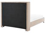 Doppelbett LUBBON Beige - Silber - 209 x 142 x 215 cm