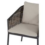 Gartenstuhl Daniella 2er Set Braun - Rattan - 61 x 78 x 63 cm